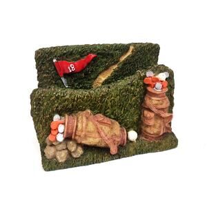 Golf Bags Golf Themed Letter Holder Office Desk Dad Gift Resin Golf Decor
